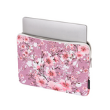Laptop Sleeve – Sakura Floral Zipper Case for 11–15” Devices, Cherry Blossom Print