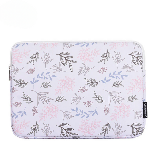 Floral Laptop Sleeve – 11''–15.6'' Waterproof & Shock-Resistant Case for HP & More