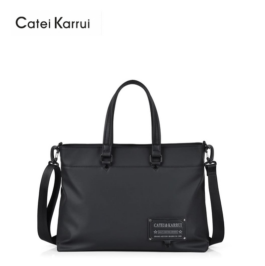 Catei Karrui Men’s Oxford Briefcase – Large Capacity Messenger Handbag