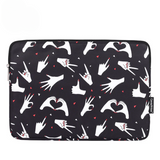 Digital Print Laptop Sleeve – Waterproof Case with Hand Gesture Design for Dell & More