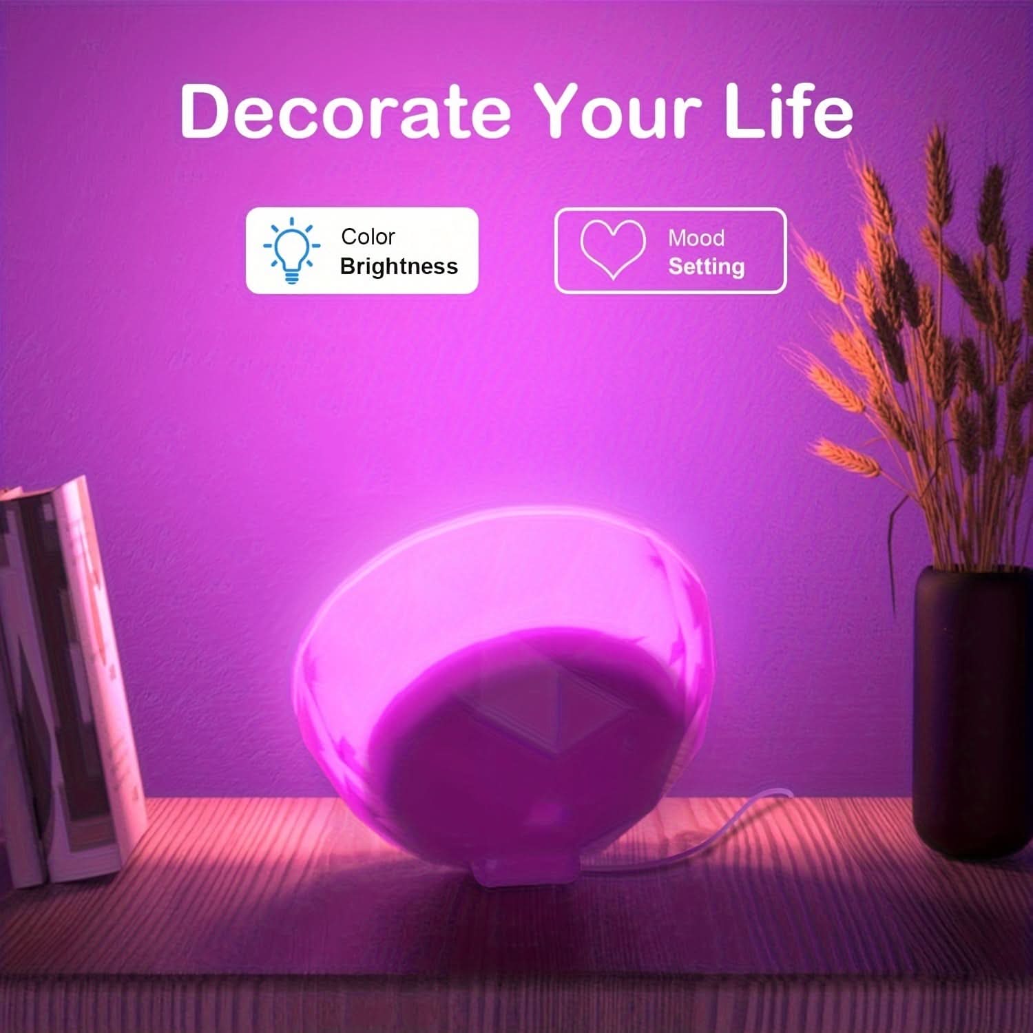 Led Mood Dimmable RGB LED Mood Lamp with Remote Control – bshopy.in