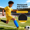 Breathable Calf Compression Sleeves – Honeycomb Anti-Collision Sports Socks for Football, Basketball & Cycling