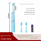 Weston Rechargeable Electric Toothbrush for Adults – Soft Bristles, Family Set, Deep Clean Care