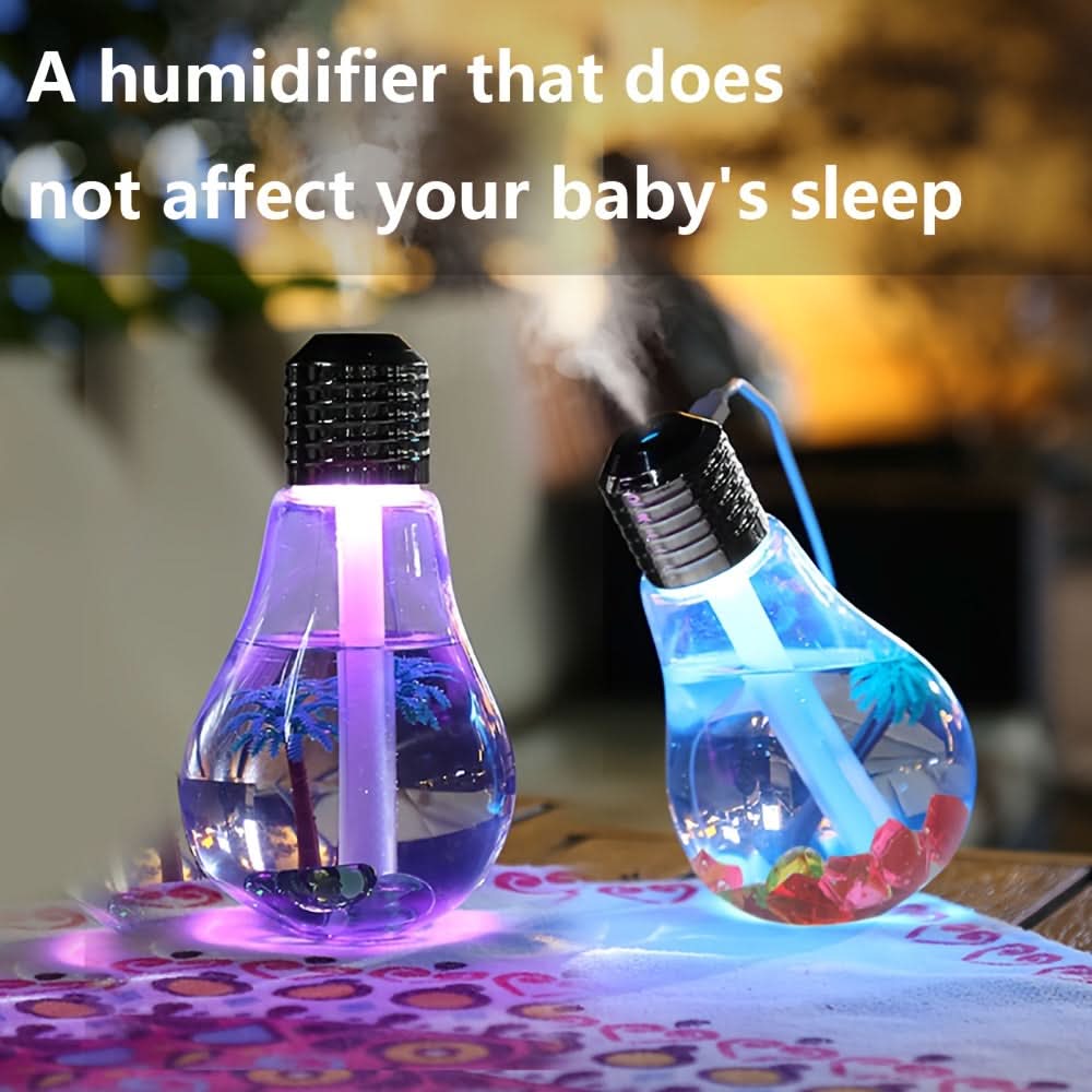 USB Light Bulb Humidifier with Nightlight – bshopy.in