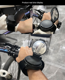 360° Rotating Bike Rearview Mirror with Adjustable Wrist Strap – Wide-Angle Cycling Safety Accessory