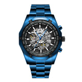 Forsining Men's Automatic Mechanical Watch – Business Style, Steel Band