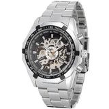 Forsining Men's Automatic Mechanical Watch – Business Style, Steel Band