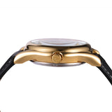 Forsining Men’s Dragon Skeleton Automatic Watch – Mechanical Leather Wristwatch