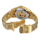 Forsining Men’s Dragon Skeleton Automatic Watch – Mechanical Steel Strap Timepiece