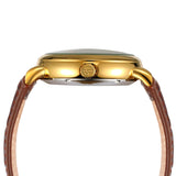 Forsining Men's Moon Phase Automatic Mechanical Watch – Hollow Dial, Leather Strap