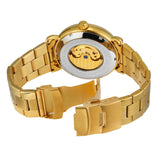 Forsining Men’s Flywheel Mechanical Watch – Hollow Dial Leather Strap Casual Timepiece