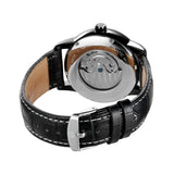 Forsining Men's Automatic Mechanical Watch with Tourbillon & Sun-Moon Dial – Leather Strap
