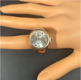BOZHI Women's fashionable Rhinestone Ring Watch – Quartz Finger Watch