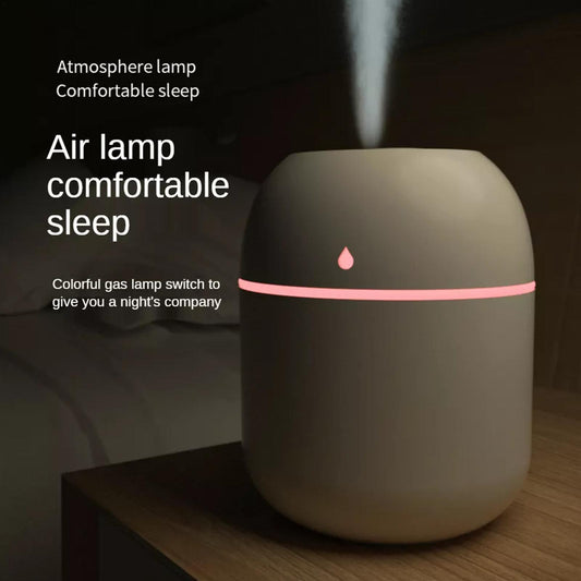 220ml Cool Mist USB Portable Home Humidifier  Aroma Diffuser  Whisper Quiet Easy to Clean Adjustable Mist Output Compact Design for Back to School Supplies Office Bedroom and Travel