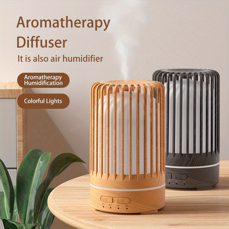 1pc 590551inch Ultrasonic Aromatherapy Machine Essential Oil Diffuser Air Humidifier 7color Circulation Night Light Can Be Used For Room Office Gifts