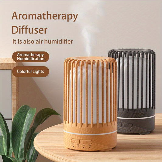 1pc 590551inch Ultrasonic Aromatherapy Machine Essential Oil Diffuser Air Humidifier 7color Circulation Night Light Can Be Used For Room Office Gifts