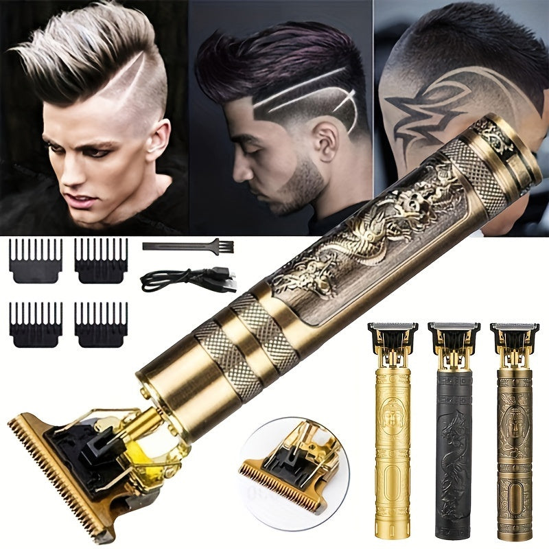 Precision Cordless Hair Trimmer  USB Rechargeable ProfessionalGrade Grooming for Men Ideal Gift