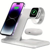 3in1 Foldable Wireless Charging Station  Fast Charging Universal Compatibility and SpaceSaving Design for iPhone iWatch and Airpods  Supports 15W Fast Charging Wireless Charging for Multiple Devices and Compact Travel Design