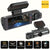 1080P Dual Camera Dash Cam For Cars With IR Night Vision Loop Recording And Wide Angle Lens  316 Inch IPS Screen