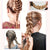 6pcs Easy Magic hair and styling accessories set fishbone braid tool setcreate multifunctional elegant ponytail beauty lovers perfect hair set