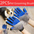 2pcs Deluxe Pet Grooming Gloves  Soft Bristle Brush for Gentle Fur and Hair Removal Deshedding Massage and Relaxation for Dogs and Cats  Easy to Use and Clean Mitts