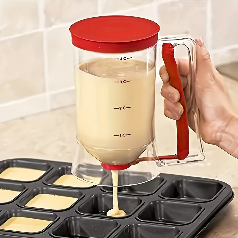 1100pcs Pancake Batter Dispenser Batter Dispenser With Handle Pancake Dispenser For Batter Pancake Dispenser Mix Dispenser For Griddle Perfect Pancakes Cupcake Waffle Muffin Mix Cake Cupcake Paper Holders Kitchen Tools Baking Tools