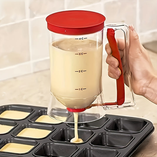 1100pcs Pancake Batter Dispenser Batter Dispenser With Handle Pancake Dispenser For Batter Pancake Dispenser Mix Dispenser For Griddle Perfect Pancakes Cupcake Waffle Muffin Mix Cake Cupcake Paper Holders Kitchen Tools Baking Tools