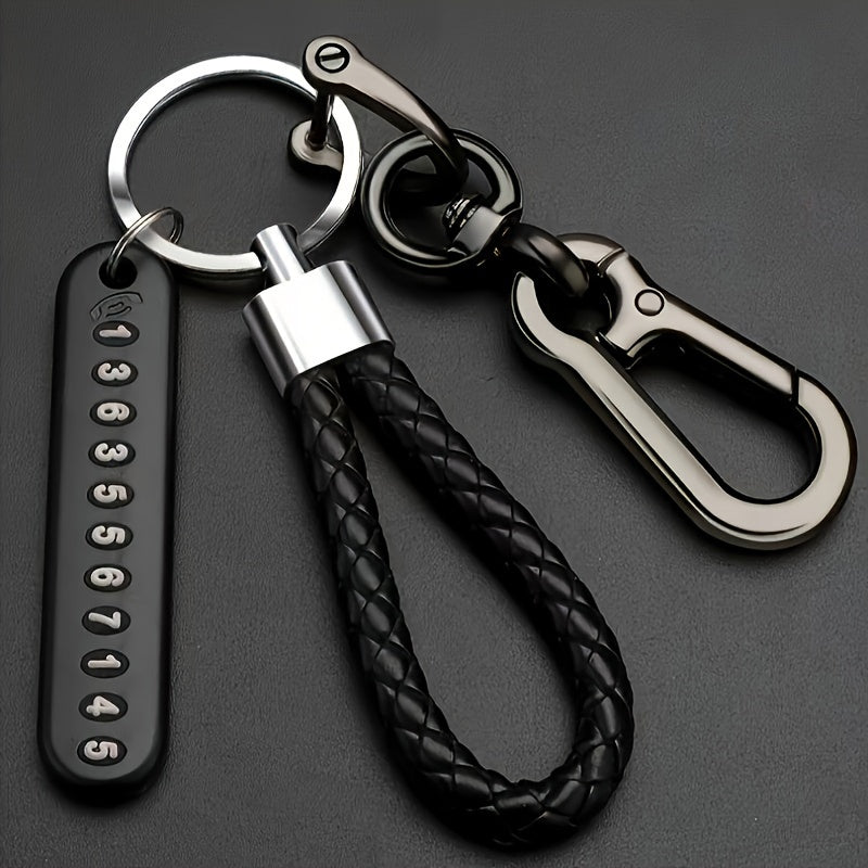 AntiLoss Car Key ChainFancy And Practical Key ChainYou Can Retrieve Lost Keys By The Phone Number Label