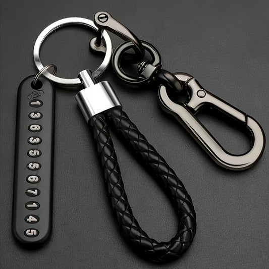 AntiLoss Car Key ChainFancy And Practical Key ChainYou Can Retrieve Lost Keys By The Phone Number Label
