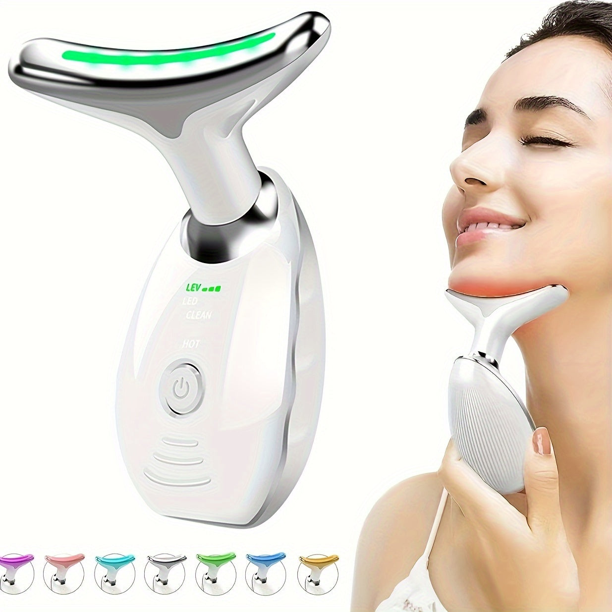 Beauty Gifts Neck  Face Skin Massager 1 Piece Set Of Portable USB Charging Electric Facial Massage Tool For Mothers Day Gifts Womens Massager Skin Care Comfort Product For Women Gifts For Her Comfort Beauty Instrument Mothers Day Gift