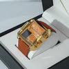 Men's Fashionable Square Quartz Wrist Watch
