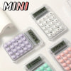 1pc Mini Cute Calculator 6color Pocket Calculator 8digit Portable Compact Small Silicone Keys Candy Color Student Calculator Office Scientific Calculator Desktop Gift