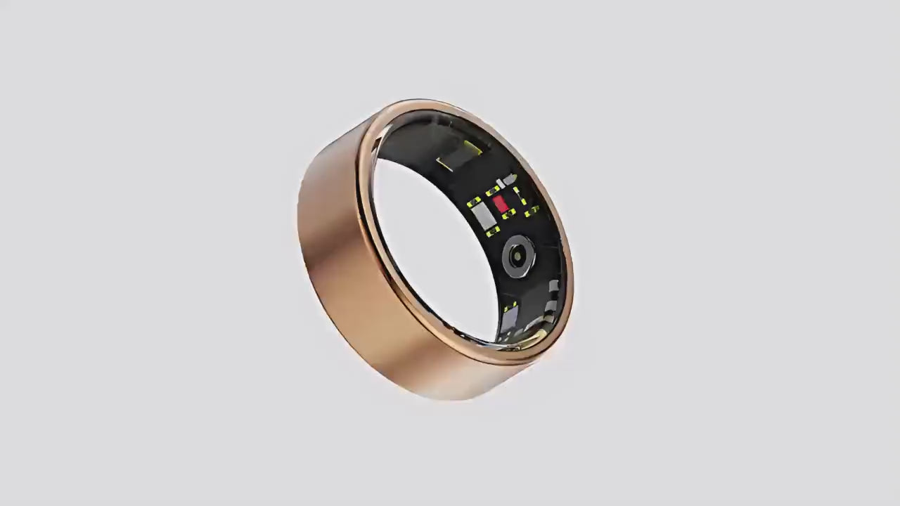 Bluetooth Smart Ring with Health Tracking Features