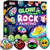 GlowinTheDark Rock Painting Kit for Kids Ages 612  NonToxic Art Supplies with Gemstone Stickers  Creative Crafts Gift Outdoor Activity Toys for Boys Girls Birthday Party Favors