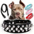 Leather Spiked Dog Collar Set  Adjustable RivetEmbellished Durable Design for Outdoor Walking Comfortable Wear  Premium Quality Stylish Pattern