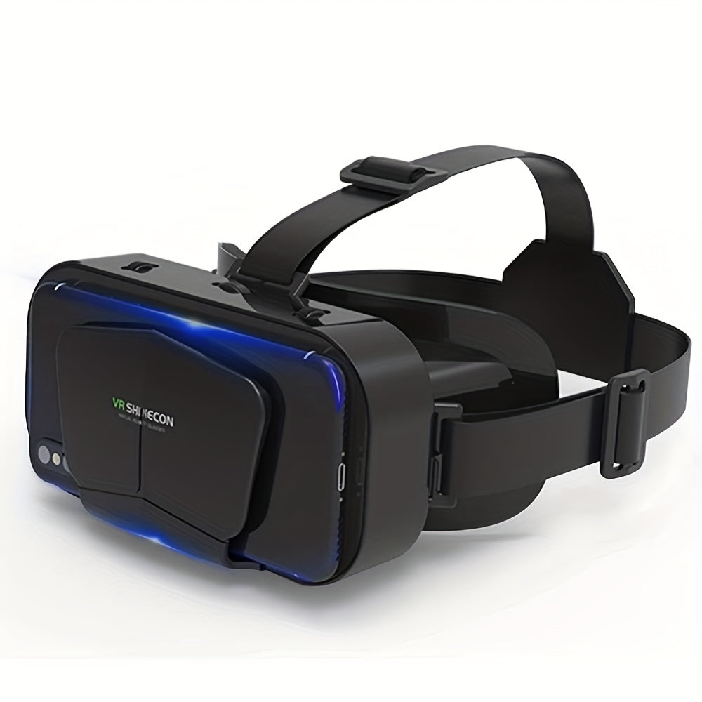 1pc 3D VR Headset Smart Virtual Reality Glasses VR Helmet For IPhoneAndroid Smartphones Phone Lenses With Controllers Binoculars