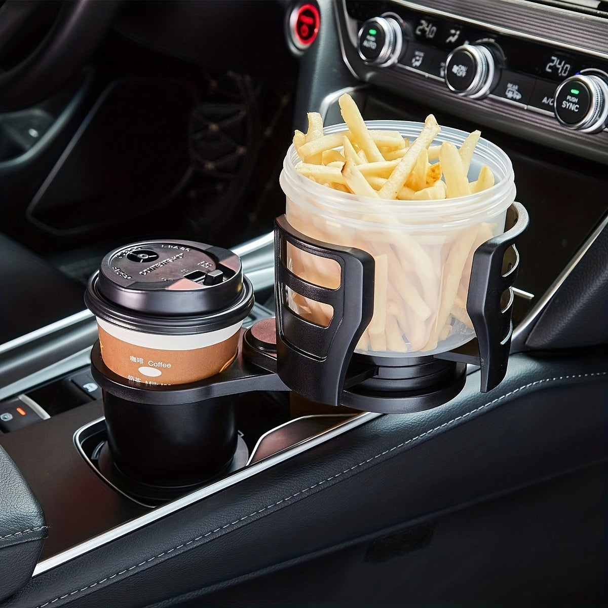 Car Cup Holder Expander for Car Adapter Adjustable Multifunctional Dual Cup Holder with Phone Holder Aromatherapy Organizer thansgiving christmas new year gift