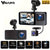 3 Channel Dash Cam Front And Rear Inside 1080P Dash Cam IR Night Vision Loop Recording Car DVR Camera 3 Lens With 2 Inch IPS Screen 3 Cameras Car Dashcam Car Black Box Recording At Same Time Wide Angle Dashboard Camera Recorder