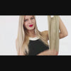 Invisible Straight Hair Extension Piece – Adjustable Fish Line Long Wig for Women (About 24 inches)