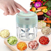 1 Piece Of 845oz Capacity USB Rechargeable Cooking Machine Kitchen Garlic Mixer Electric Shredder Small Automatic Cooking Machine Multi Scene Use Tools Various Colors