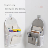 Large Cotton Linen Wall-Mounted Storage Bag – Hanging Organizer