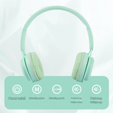 Macaron Y-08 Wireless Bluetooth Headset - Foldable, Heavy Bass