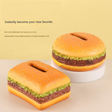 Creative Cartoon Hamburger Tissue Box - Home Decoration