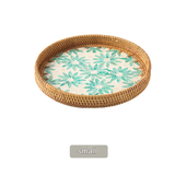 Handmade Rattan Shell Tray - Multi-Functional Fruit & Snack Storage