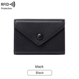 RFID Blocking PU Leather Card Holder – Lightweight Wallet for Men & Women