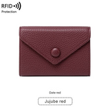 RFID Blocking PU Leather Card Holder – Lightweight Wallet for Men & Women
