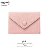 RFID Blocking PU Leather Card Holder – Lightweight Wallet for Men & Women
