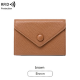 RFID Blocking PU Leather Card Holder – Lightweight Wallet for Men & Women