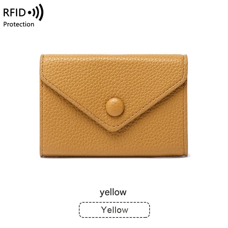 RFID Blocking PU Leather Card Holder – Lightweight Wallet for Men & Women