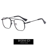 Men’s Ultra-Light Full Frame Blue Light Blocking Glasses – Classic Metal Eyewear